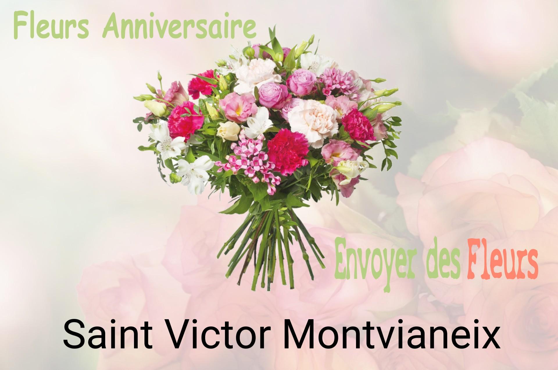 Bouquet de fleurs d’anniversaire livré à Saint-Victor-Montvianeix